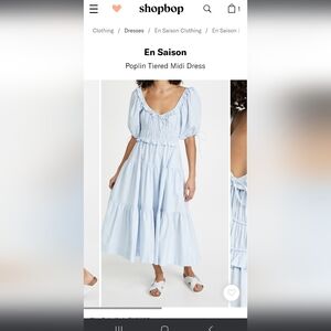 EN SAISON BRIELLE DRESS